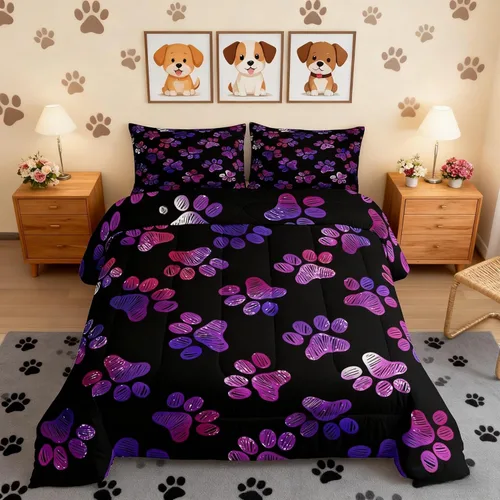 Miniatura 40 de Manfei - Juego de edredón de tamaño Queen con lindo diseño de perezoso, juego de colcha con flores amarillas con 2 fundas de almohada, juego de ropa