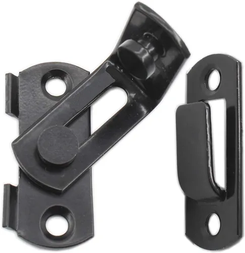 Miniatura 3 de Paquete de 2 cerraduras de puerta de granero de acero inoxidable, cerradura de cerca, cerrojo de seguridad, cerrojo para ventana, puerta, gabinete