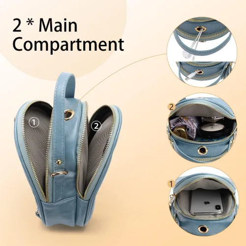 Miniatura 4 de APHISON Bolsos pequeños de moda, bolso de hombro, bolso cruzado para mujer