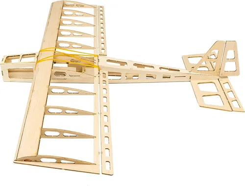 Miniatura 9 de mewmewcat Rc Avión, Dancing Hobby R03 STICK-06 Avión 22.835 in Pan Balsa Madera Aviones DIY Juguete Volador para Adultos al Aire Libre Kit Versión