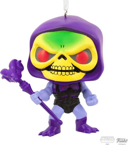 Miniatura 6 de Hallmark Masters of The Universe Skeletor con Armadura de Batalla Funko POP! Adorno Navideño (0003HCM1109)