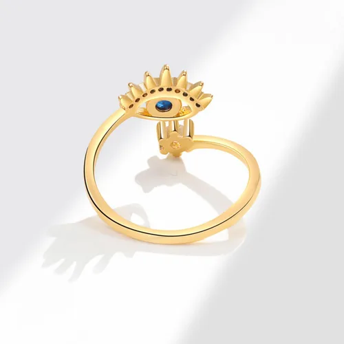 Miniatura 207 de Anillo de plata de ley 925, minimalista, ajustable, hecho a mano, para mujeres y niñas
