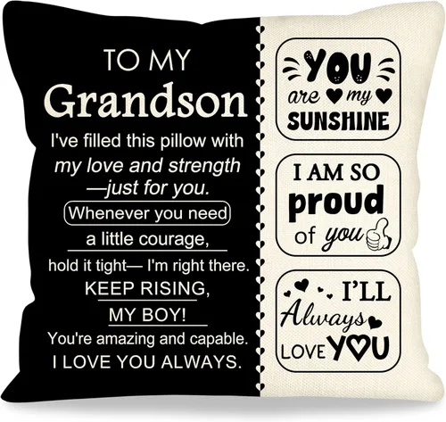 Miniatura 21 de Fundas de almohada decorativas de 18 x 18 pulgadas con ideas de regalos para familiares y amigos, regalos después de una cirugía, regalo