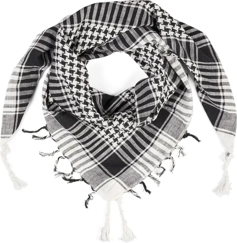 LOVARZI Shemagh Cottons Arab Keffiyeh - Bufanda militar táctica para cabeza y cuello