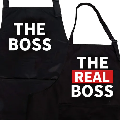 Miniatura 14 de Rosoz Funny Couple Aprons - Gift Ideas For Her Him - Kitchen Cooking Set - Birthday, Wedding, Anniversary, Bridal Shower