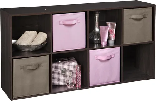 Miniatura 3 de Cajón de tela cúbico ClosetMaid 11469, morado, empaque de 2 Rosa