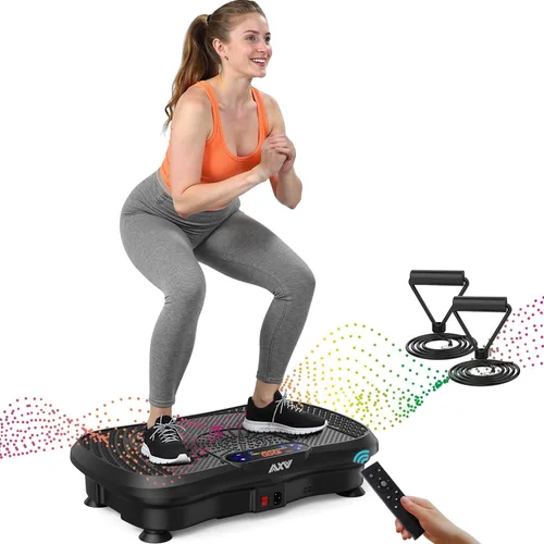 Miniatura 24 de AXV Vibration Plate Fitness Platform Exercise Machine Vibrating Shaking Full Body Shaker Workout Vibrate Stand Shake Board Sport for Weight Loss Fat