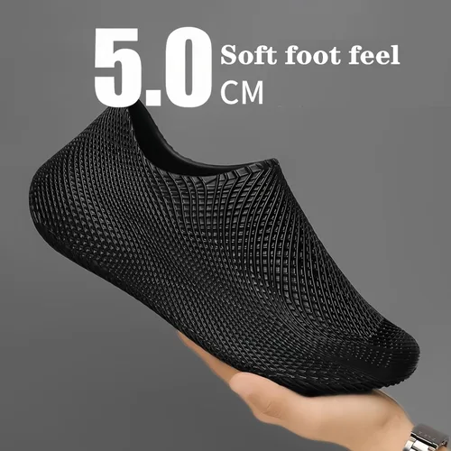 Miniatura 5 de Zapatos de chef de trabajo antideslizantes unisex para exteriores, soporte de arco para trabajo, puntera cerrada, zuecos de cocina, sandalias