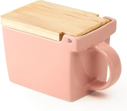 Miniatura 14 de Zero Japan Bee House - Caja de Sal Premium con Tapa Hinoki - Recipiente para Sal Marina y Especias - Elegante Contenedor para Encimera de Cocina