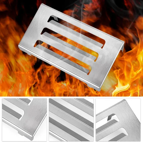 Miniatura 6 de QuliMetal 67060 Deflector de calor para parrillas Spirit II 200 y Spirit II serie 300 modelos años 2017 y posteriores, deflectores de calor de acero