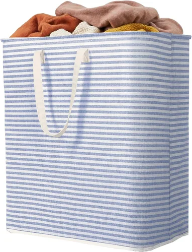 Miniatura 32 de Lifewit Cesta de Ropa Sucia Grande Plegable, Cesta de Ropa Independiente Impermeable con Almacenamiento y Asas de Fácil Transporte para Ropa en Azul