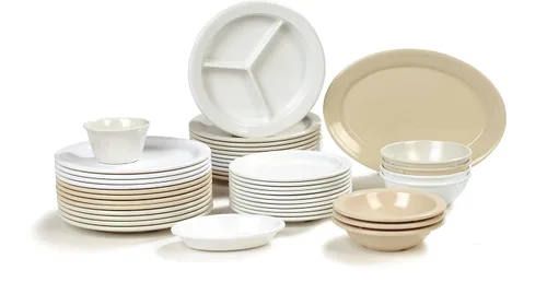 Miniatura 8 de Carlisle FoodService Products Dallas Ware - Cuenco de plástico reutilizable para bufés, hogar y restaurantes, melamina, 14 onzas, marrón tostado