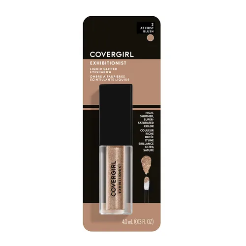 Miniatura 3 de Covergirl Exhibitionist - Sombra de ojos líquida con purpurina, rubor al principio, 0.13 onzas líquidas