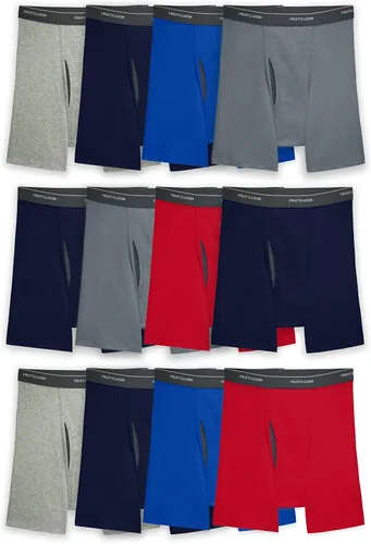 Fruit of the Loom Calzoncillos Coolzone tipo bóxer para hombre, absorben la humedad y son transpirables, varios colores