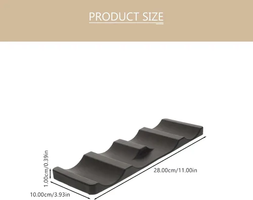 Miniatura 3 de Alfombrilla de silicona para refrigeradores: Refrigerador de bebidas Estera de apilamiento de vino plegable Apilador de vino de silicona Apilador