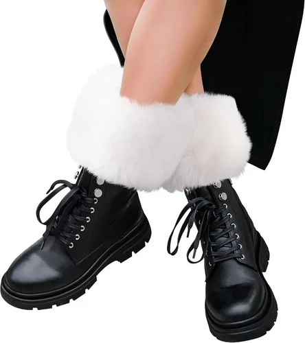 Miniatura 3 de Puños calentadores, de Simplicity, de invierno, para mujer, de piel sintética