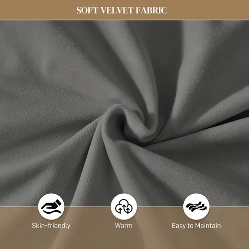 Miniatura 3 de Sofá modular de nube en forma de U de 162.6 pulgadas, sofá seccional para sala de estar, moderno sofá de nube de terciopelo de gran tamaño con Gris