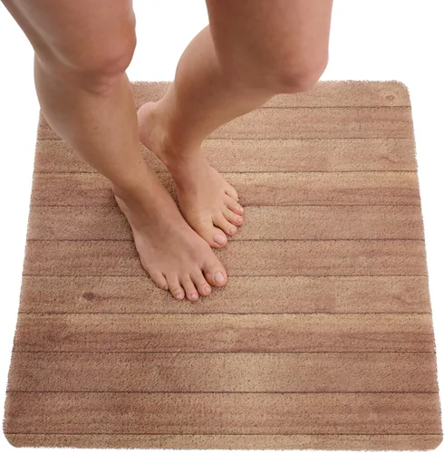 Miniatura 27 de Tapete de ducha antideslizante para bañera - Tapete de baño de lufa para baño - Tapete de baño de 40 x 16 pulgadas - Alfombra de baño antideslizante
