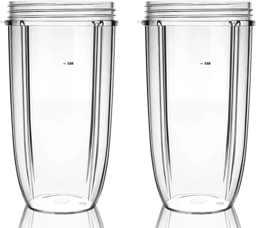Paquete de 2 tazas de 32 oz para Nutri Bullet Juicer Blender 600w 900w piezas de repuesto G_APOK