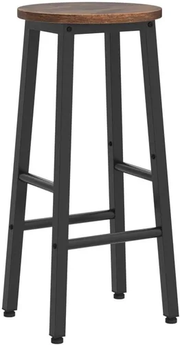 Miniatura 4 de HOOBRO Taburetes de bar, taburetes de bar, juego de 2, taburetes de bar de altura de mostrador, taburetes de bar de 24.8 pulgadas para isla