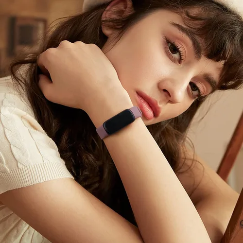 Miniatura 6 de Vancle Paquete de 4 bandas compatibles con bandas Fitbit Inspire 3 para mujeres y hombres, correas ajustables de silicona deportivas de repuesto