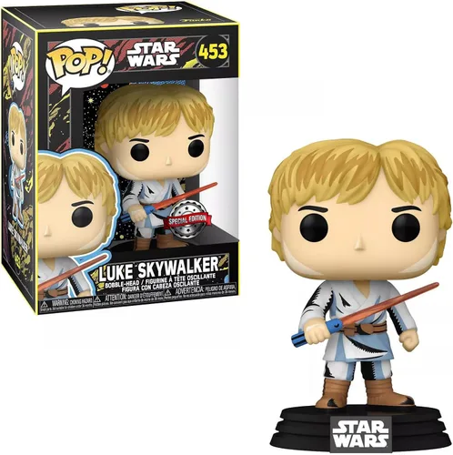 Miniatura 2 de Funko Pop! Figura de vinilo exclusiva de Luke Skywalker de Star Wars #453