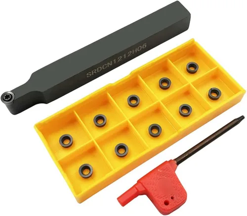 Miniatura 9 de 11 unids RPMT08T2MOE R4 insertos de fresado de carburo indexable cortador de cuchilla con 5/8 "/16 mm SRDPN1616H08 Carburo indexable Herramientas