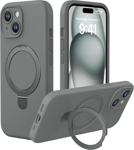 Miniatura 10 de CellEver Funda magnética fuerte para iPhone 14 Pro Max [para carga MagSafe] [protección de cámara] protección de alta resistencia, funda de silicona