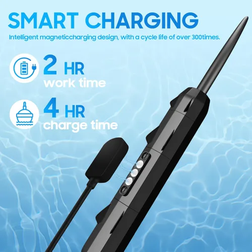 Miniatura 8 de Señuelo inteligente robótico para pesca, señuelos eléctricos de pesca Wobbler recargable por USB, cebo de natación, aparejos de pesca, acción
