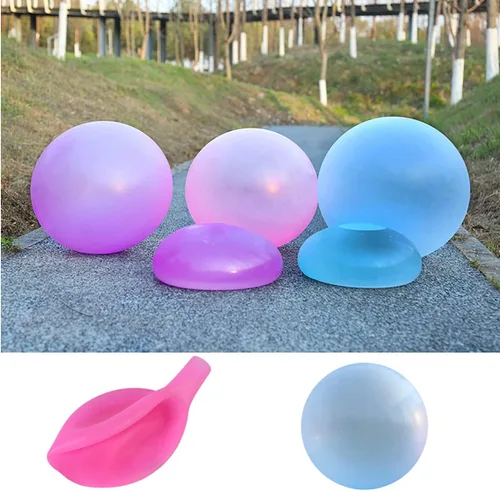 Miniatura 3 de Bola de burbujas llena de agua de 36 pulgadas, bola de globo de burbujas inflable, bola de burbujas de inyección de agua creativa para fiesta al