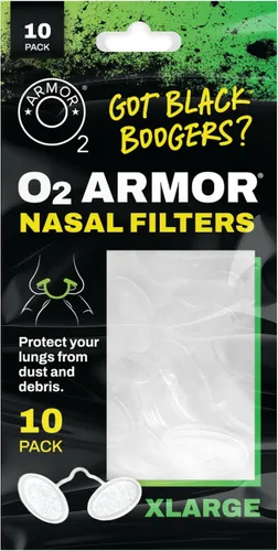 Miniatura 10 de O2 Armor Filtros de nariz para soldadores y alergias - Filtro de nariz para polvo - Filtros nasales para soldadura - Máscara de polvo de nariz