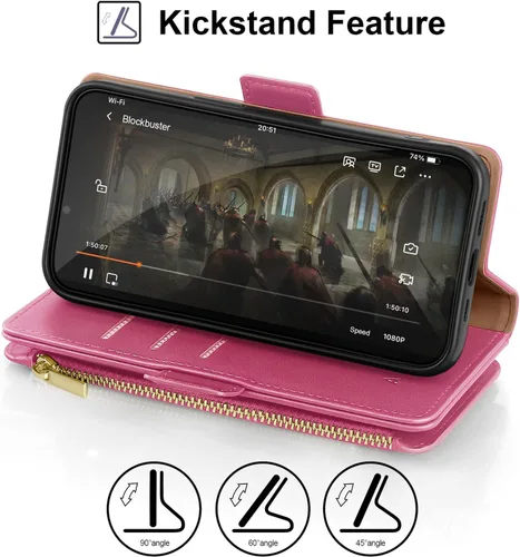 Miniatura 7 de Antsturdy Funda compatible con Motorola Moto G Stylus 5G 2022 con tarjetero para mujeres y hombres, funda de teléfono con bloqueo RFID, funda