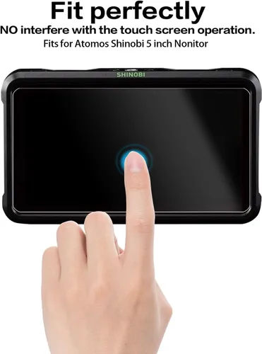 Miniatura 5 de Protector de pantalla para Atomos Shinobi 5 pulgadas SDI 4K HDMI Camera Monitor, Protector de pantalla de película templada para Atomos Shinobi 5