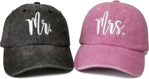 Miniatura 69 de Hepandy Mr Mrs Mom Dad Captain First Mate Mama and Mini Sombreros de béisbol