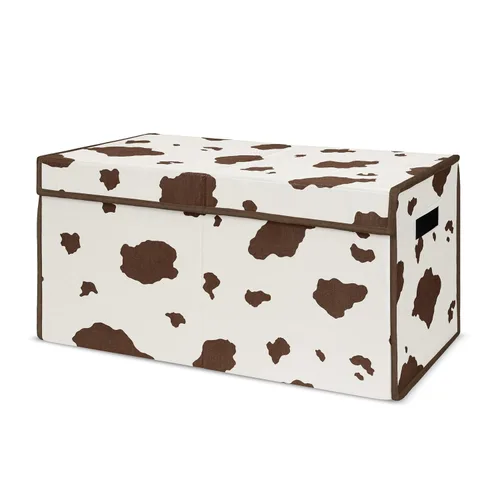 Miniatura 11 de Sweet Jojo Designs Caja de almacenamiento de juguetes de tela roja y blanca para niños, para niños, para colección de parches de béisbol