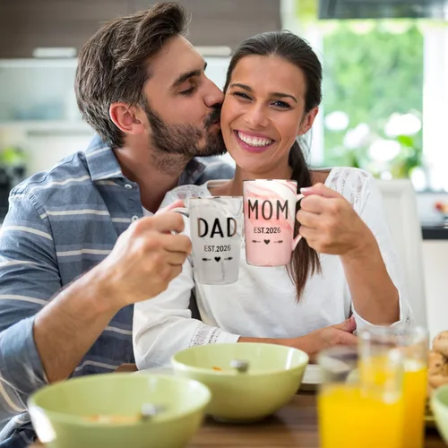 Miniatura 3 de Set de Regalo para Nuevos Padres Est 2026 Regalos de Anuncio de Embarazo para Parejas - Canasta de Primera Vez para Nueva Mamá para Baby Shower