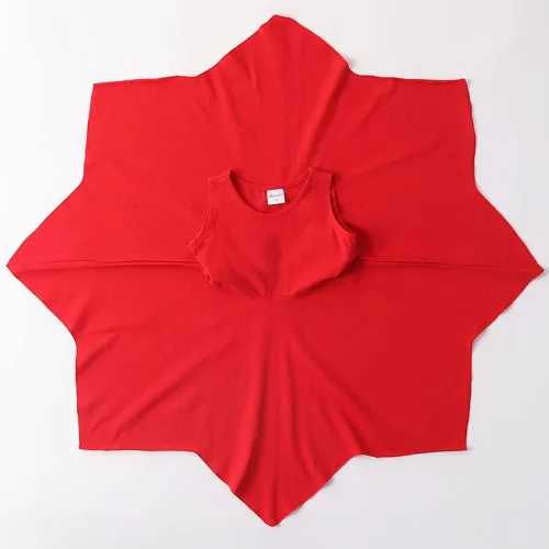 Miniatura 6 de Noomelfish Vestido de verano de algodón sin mangas con dobladillo de pañuelo para niñas (3-12 años)