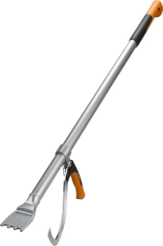 Miniatura 2 de Fiskars Palanca de tala con gancho elevador, Para tala, Longitud: 45.3 in, Negro/Naranja/Plata, WoodXpert, Tamaño: L, 1015439