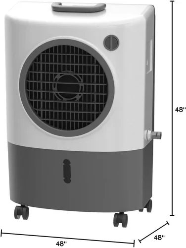 Miniatura 2 de Hessaire Enfriador evaporativo portátil MC18M Color gris, 1300 CFM Enfría 500 pies cuadrados