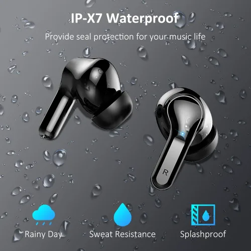 Miniatura 8 de Auriculares inalámbricos, auriculares Bluetooth 5.3 2025 NUEVOS auriculares estéreo de 40H Bass Auriculares intrauditivos ENC Auriculares