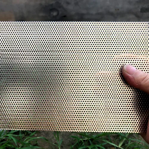 Miniatura 4 de Hojas de Metal Perforadas - Hojas Expandidas y Perforadas - Hoja de Acero Inoxidable Perforada - 20GA Agujero de 0.06 Pulgadas (aprox. 1.5mm) 11.8