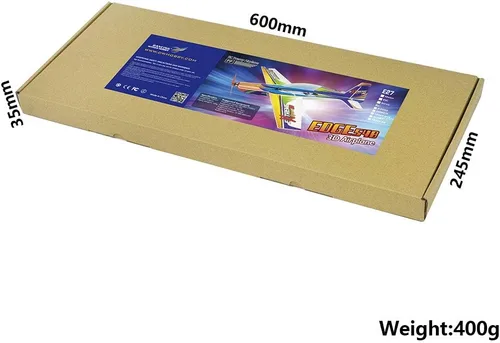 Miniatura 6 de Viloga Kit de avión RC de espuma PP, 27.953 in Wingspan Xtreme Sports Airplane Modelo Kit para construir, avión acrobático 3D DIY para adultos mosca