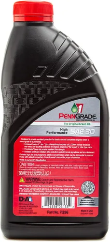 Miniatura 8 de PENN GRADE 1, aceite monogrado de alto rendimiento SAE 40-1 cuarto de galón (paquete de 12)