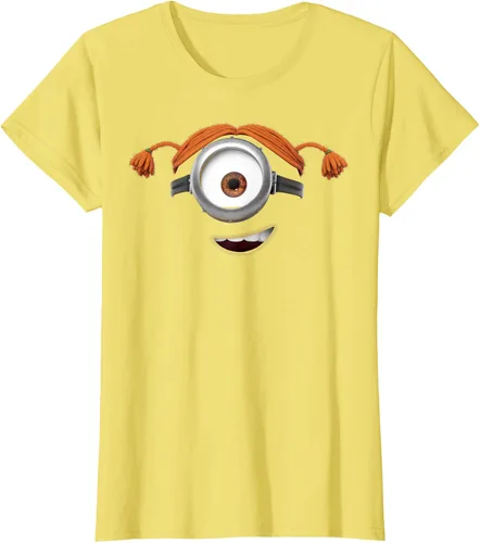 Miniatura 4 de Despicable Me Camiseta gráfica Minions Carl Pigtails, Amarillo