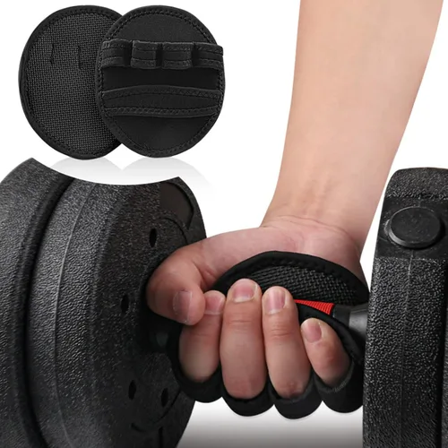 Miniatura 2 de Guantes de gimnasio para levantamiento de pesas, almohadilla de agarre de entrenamiento para hombre y mujer, fitness, levantamiento de pesas