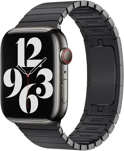 Miniatura 2 de Apple Correa de reloj - Pulsera de eslabones (1.654 in) - Negro espacial - Regular