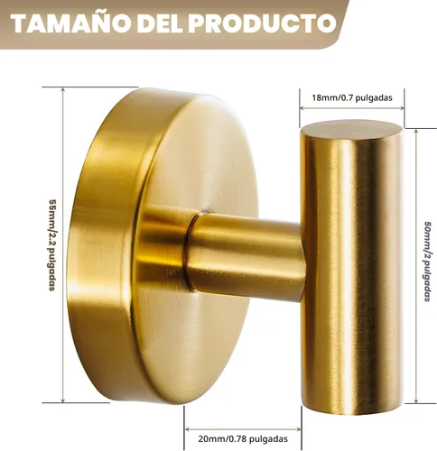 Miniatura 7 de Ganchos de ventosa para ducha - Ganchos reutilizables para baño para toallas, batas y lofa - Montaje sin taladro en cocina, paredes, metal, vidrio