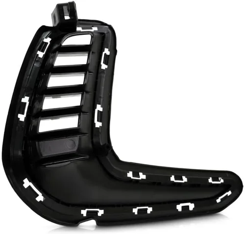 Miniatura 6 de Para Hyundai Elantra 2017 2018 Luz Antiniebla Trim Lado del Conductor Delantero Motor 1.4L Turbo/2.0L Negro Reemplazo para HY1038125
