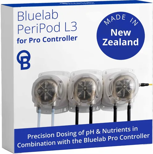 Miniatura 2 de Bluelab PERIPODM3 Peripod M3 para controlador Pro, dosificación para pH y nutrientes, 3 bombas con accesorios