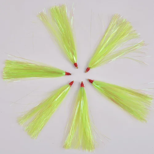 Miniatura 8 de Teasers de pesca -12/18 piezas de calamar Teaser de pesca de Mylar Flash Teaser de pesca de cola para plataformas de platijas para señuelo de pesca